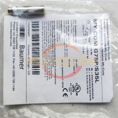 1PC Baumer Precision Proximity Switch MY COM G75P/S35L NEW