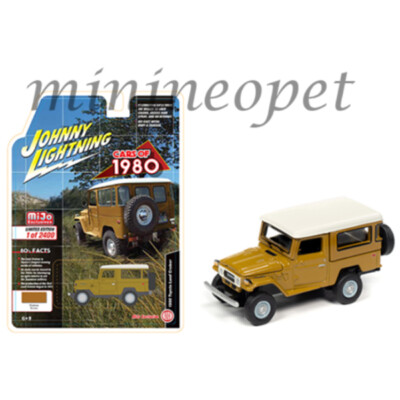 JOHNNY LIGHTNING JLCP7330 1980 TOYOTA FJ LAND CRUISER HARD TOP 1/64 CUSTOM BROWN