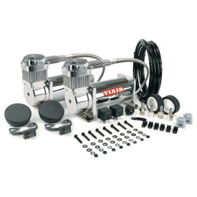 Viair 380c Chrome Air Compressors Dual Pack 200 PSI 100% Duty Cycle #38003