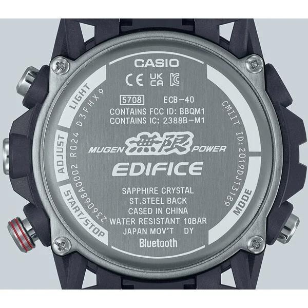 Pre-owned Casio Edifice Mugen Edition Watch Ecb-40mu-1ajr Japan