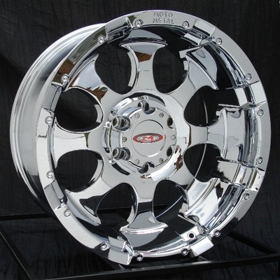16 inch Chrome WheelsRims Chevy GMC 1500 6 Lug Truck Yukon Tahoe Moto Metal 