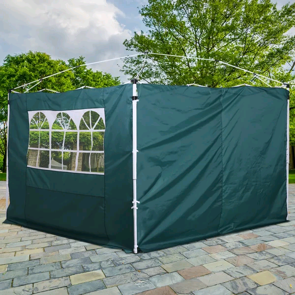 3m Gazebo Exchangeable Side Panel Wall W/ WindowGreen in Newcastle