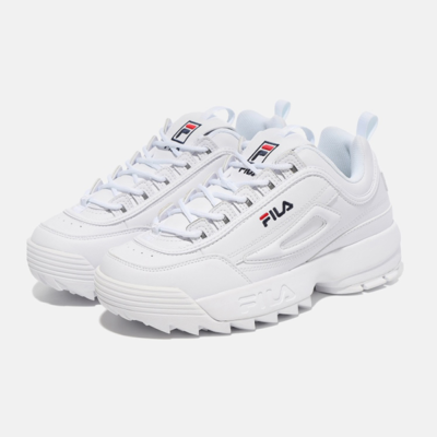 FILA Disruptor II 2 Ugly Sneakers Leather White 1FM00864 121 Expeditedship