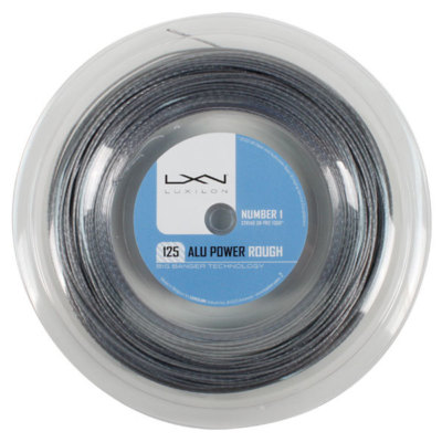 New Luxilon BIG Banger Alu Power Rough 1.25 tennis string,330ft.mini reel,silver
