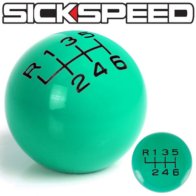 Mint Green Fing Fast Shift Knob 5 Speed Short Throw Shifter