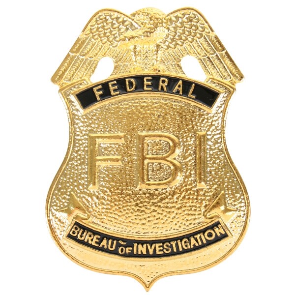 Fbi Gold Badge Pk 1 