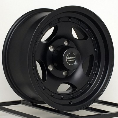 15 Inch Black Wheels Rims Ford F 150 Truck E150 Van Dodge Ram Jeep CJ 5x55 Lug