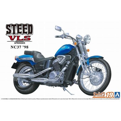 Aoshima The Bike 19 Honda Nc37 Steed Vls '98 1/12 Scale Plastic Model