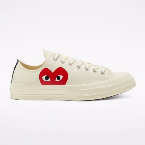 Кроссовки Converse x Comme des Garcons Play Chuck 70 OX - 150207C Egret