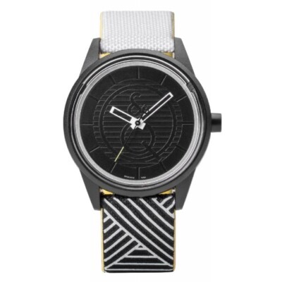 Citizen Q&Q Smile Solar Eco Friendly Watch Black White Water Resistant 5 BAR NEW