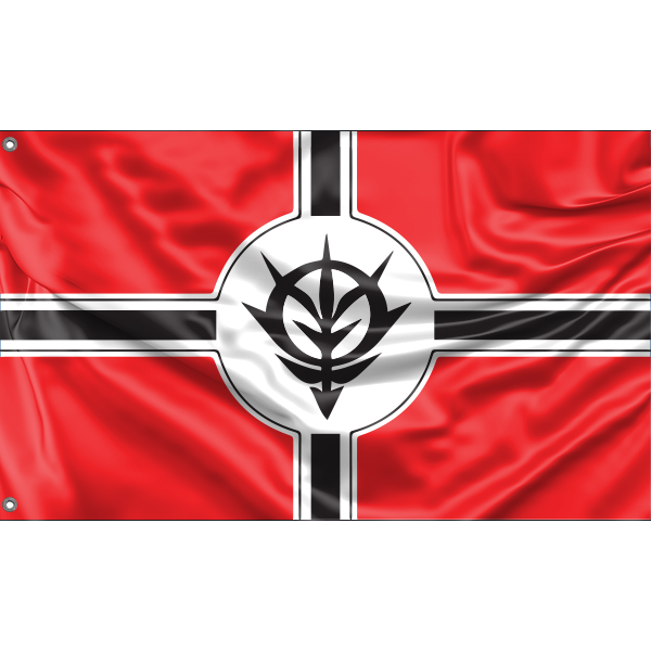 Zeon from Gundam Flag, Unique Design, 3x5 Ft / 90x150 cm