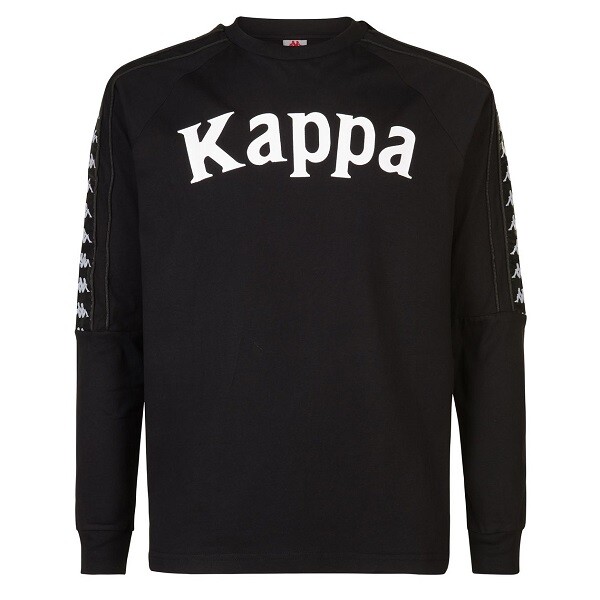 

Kappa Jersey ML 222 Band Domino 31119RW Black Band Черный Унисекс, Black band black