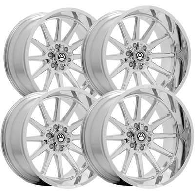 (Set of 4) Artem Offroad A203 Seneca 22x10 6x135/6x5.5'' -19mm Chrome Wheels Rims