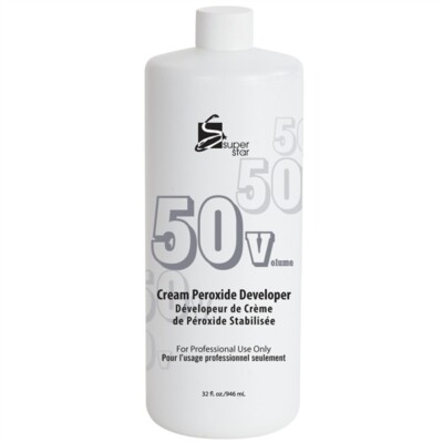 DE-50501 BARBER SALON BEAUTY SPA SUPERSTAR HAIR COLOR CREAM DEVELOPER 50V 32 OZ