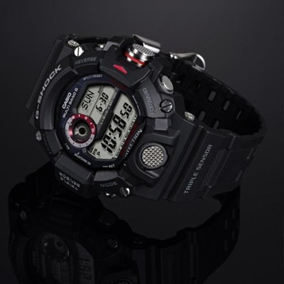 Pre-owned G-shock Master Of Rangeman Rangeman Solar Men's Watch Digital Gw-9400j-1jf