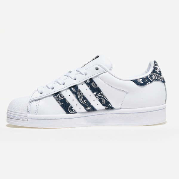 

Обувь Adidas Superstar Originals Paisley Pattern - HP5508 Expeditedship, White / navy, Adidas Superstar