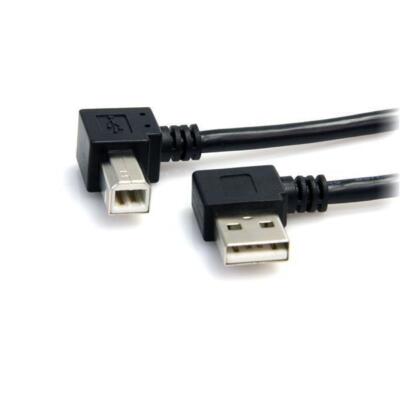 StarTech USB2HAB2RA3 3 ft A Right Angle to B Right Angle USB Cable - M/M