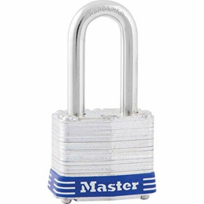 Master Lock 3DLF 1-1/2'' No. 3 Long Shackle Laminated Padlock