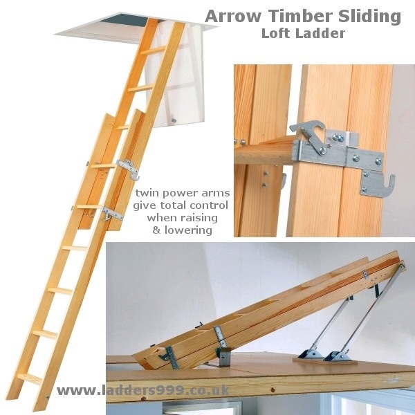 Abru Loft Ladder 2 sections timber in Kingston, London Gumtree