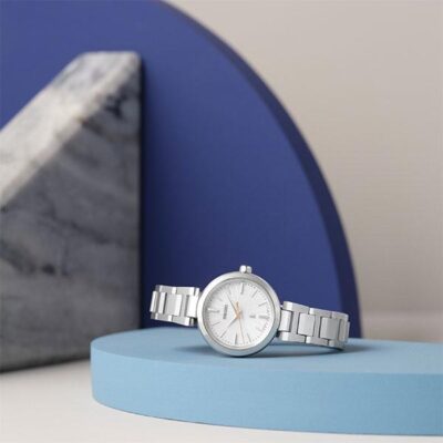 Pre-owned Seiko Lukia I Collection Ssvr139 White Solar Comfotex Women's Watch In Box