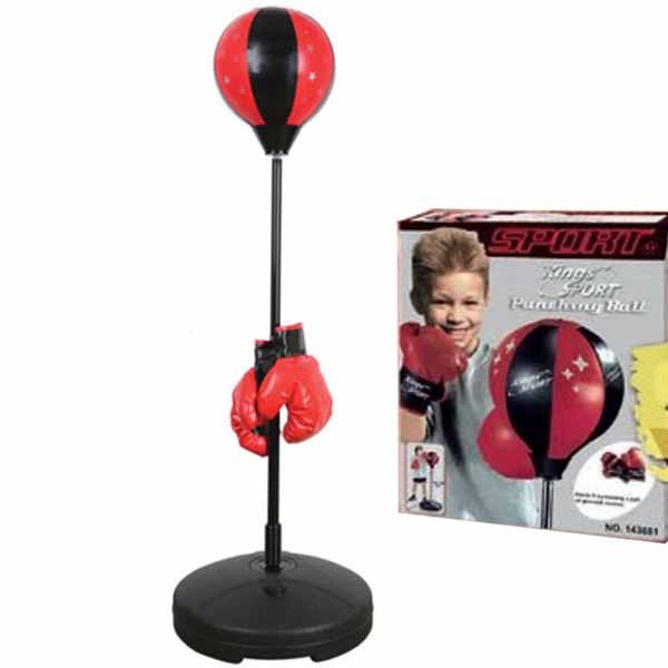 Punching Ball Base Zavorrabile Sacco Palla Veloce Colonna Guantoni Boxe dfh