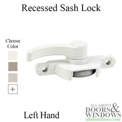 Recessed Sash Lock, 2-3/16'' , Left Hand 