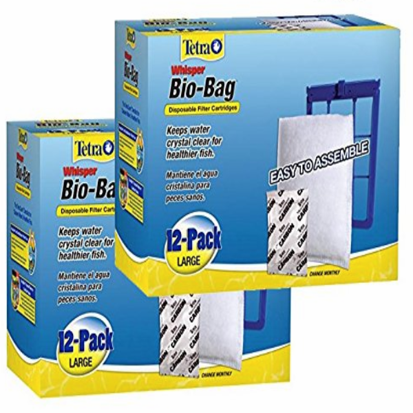 Internal Whisper Bio Bag Filters Cartridges Large Assembled Aquarium Fish Tanks