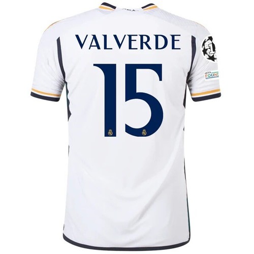 ウェア 24-25 RealMadrid  #8 VALVERDE adidas Real Madrid Authentic Valverde 8 Away Jersey 2024