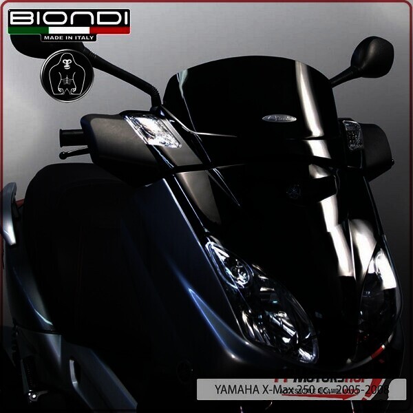 CUPOLINO PARABREZZA SCOOTER PER YAMAHA X-MAX 125 FUME BIONDI 125/250 2005>2008