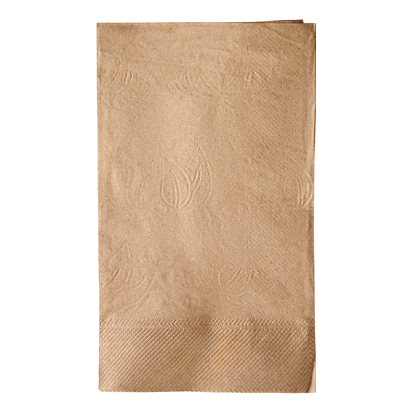 Karat 15"x17" 2 Ply Dinner Napkins - Kraft - 3,000 ct, KN-D1517-2K