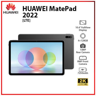 (WiFi+4G) Huawei MatePad 2022 10.36'' 4GB+128GB Octa Core Android PC Tablet (New)