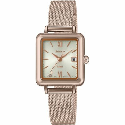 Pre-owned Casio International Warranty Shs-d400cgm-4ajf Sheen Women's Watch