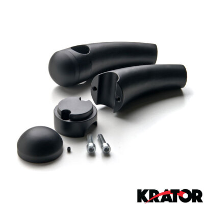 New Custom Black Pair 3.5'' Motorcycle Pullback Risers Fit 1'' Handlebar Universal
