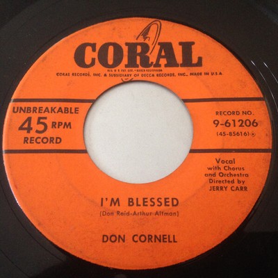 Don Cornell - Hold My Hand / I'm Blessed (7'', Single) NM or M- - 3244390670