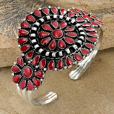 New Tara Mesa Coral Starburst Cuff Bracelet