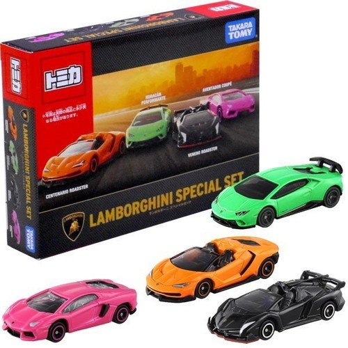 Takara Tomy Tomica Gift Lamborghini Set Special 4* Diecast