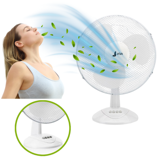 Tischventilator Ventilator Lfter Standventilator 30cm 3 Geschwindigkeitsstufen