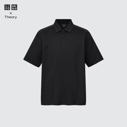 THEORY x UNIQLO 'Dry Comfort Small Polo Shirt Men's Black S