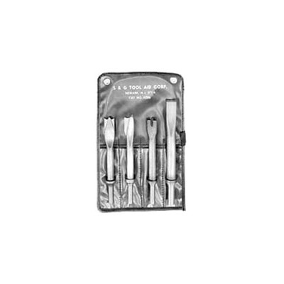 S&G Tool Aid 4-Piece .401 Parker Shank Body Shop Chisel Kit