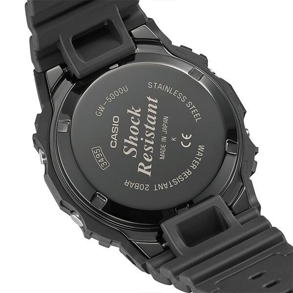 Pre-owned Casio G-shock Gw-5000u-1jf Radio Solar Digital Multiband 6 Black Men's Watch