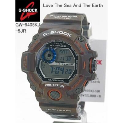 Pre-owned Casio G-shock Rangeman Gw-9405kj-5jr Solar Radio Men's Watch In Box