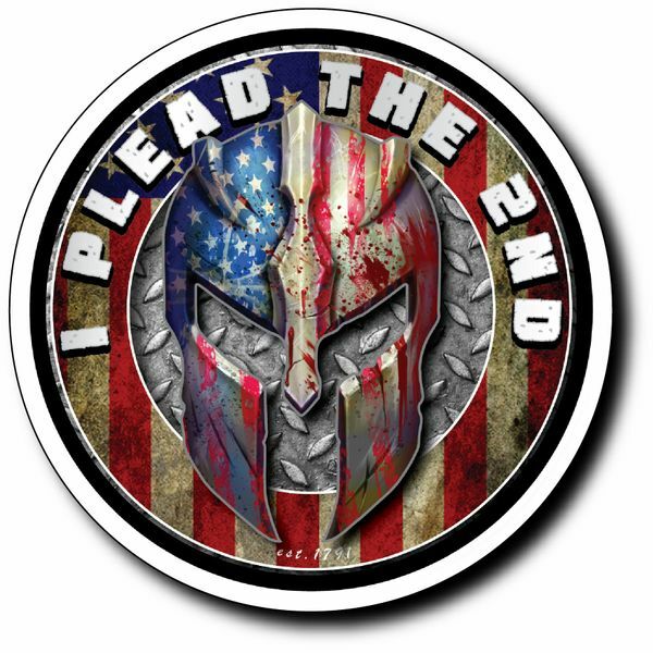 Molon Labe 2nd Amendment American USA Flag Vinyl Decal Bumper Sticker Car Truck