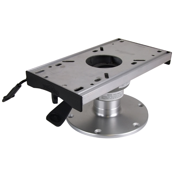 Boat Seat Pedestal Low Profile Regatta 150mm Camlock Slide & Swivel