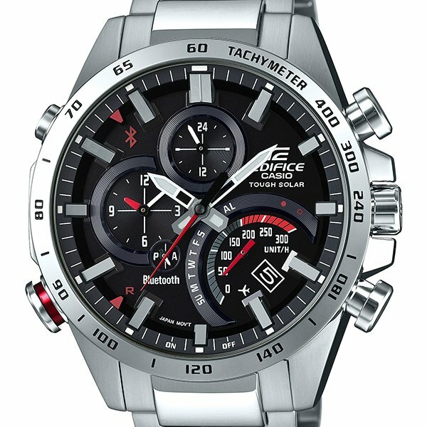 Pre-owned Casio Edifice Eqb-501xd-1ajf Bluetooth Sport Solar Smart Phone Link Men's Watch