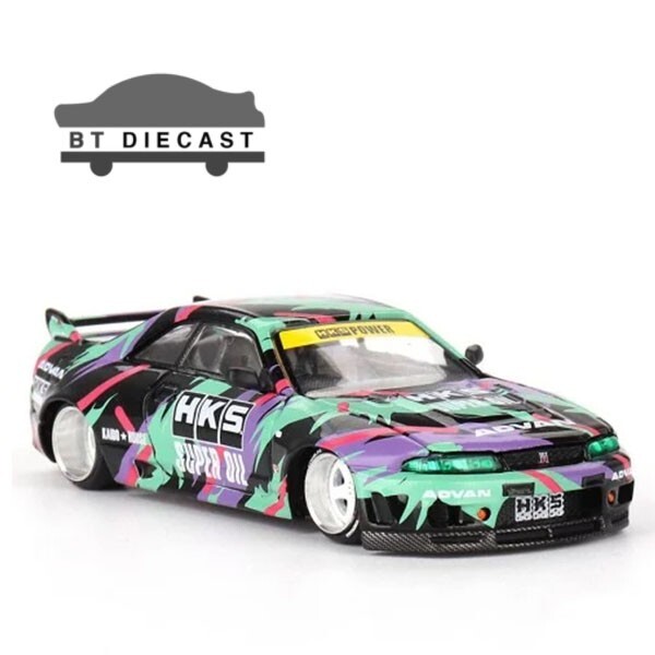 HKS KAIDO HOUSE MINI GT ミニカー MINI GT KAIDO HOUSE NISSAN GT-R R33 HKS V1 1/64 DIECAST