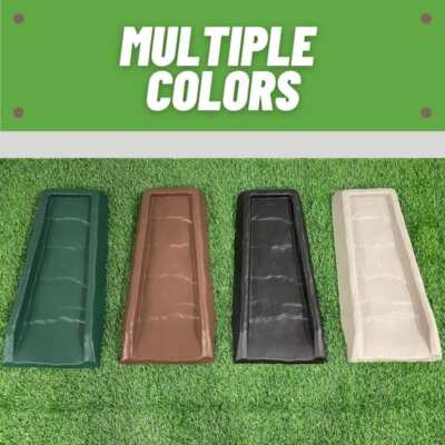 Master Mark Splash Block Gray Gutter Down Spout Outdoor Lawn (2-Pack)