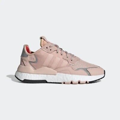 Adidas Nite Jogger Womens Sneakers Shoes - (Size 5.5/Pink)