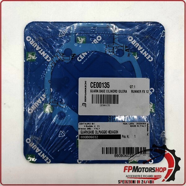 GUARNIZIONE BASE CILINDRO PER GILERA RUNNER FX 125 97>02 CENTAURO 880B06032