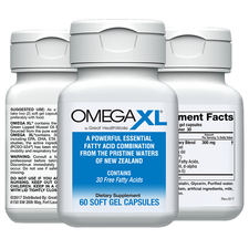 Omega XL 60 ct by Great HealthWorks: Small, Potent, Joint Pain Relief - Omega-3