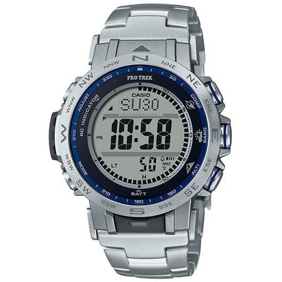 CASIO PRO TREK PRW-31YT-7JF Solar Atomic Radio Titanium Band Digital Men Watch